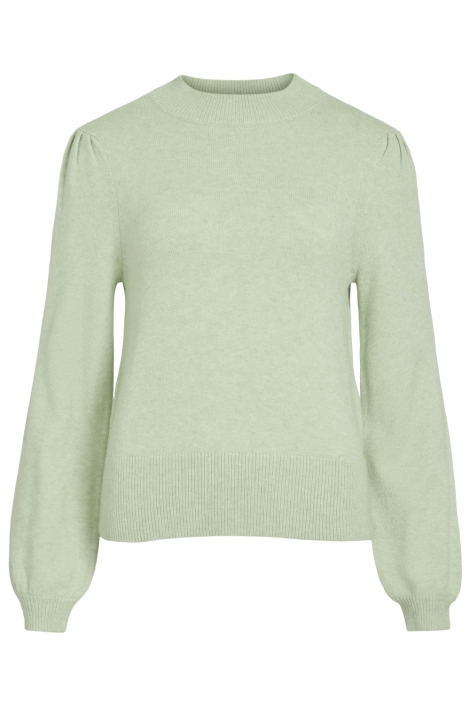 Vila groene dames sweater | Vooraanzicht