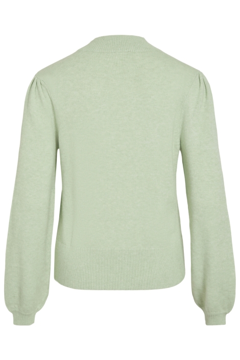 Vila groene dames sweater | Achteraanzicht