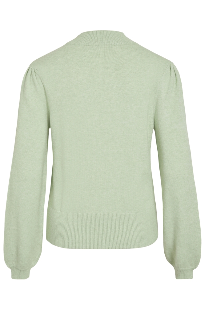 Vila groene dames sweater | Achteraanzicht