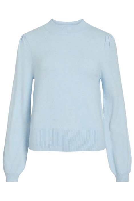 Vila blauwe dames sweater | Vooraanzicht