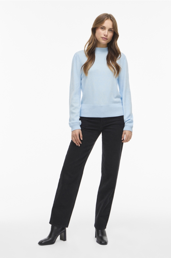 Vila blauwe dames sweater | Model