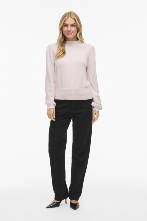 Vila roze dames sweater | Model