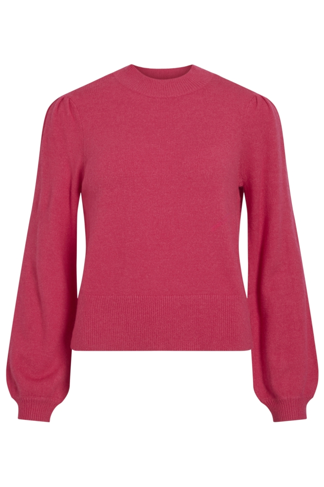 Vila rode dames sweater | Vooraanzicht
