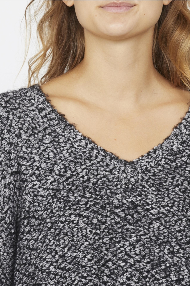 SisterS point grijze dames trui | Close up