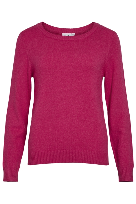 Vila roze dames trui | Vooraanzicht