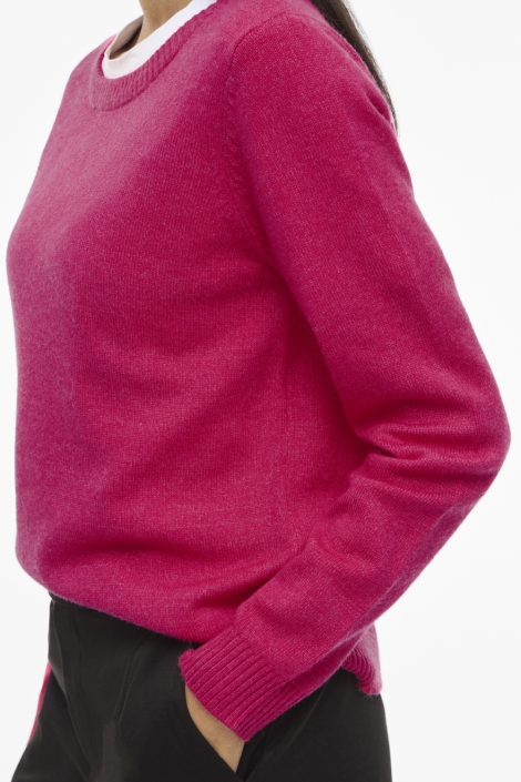 Vila roze dames trui | Close up