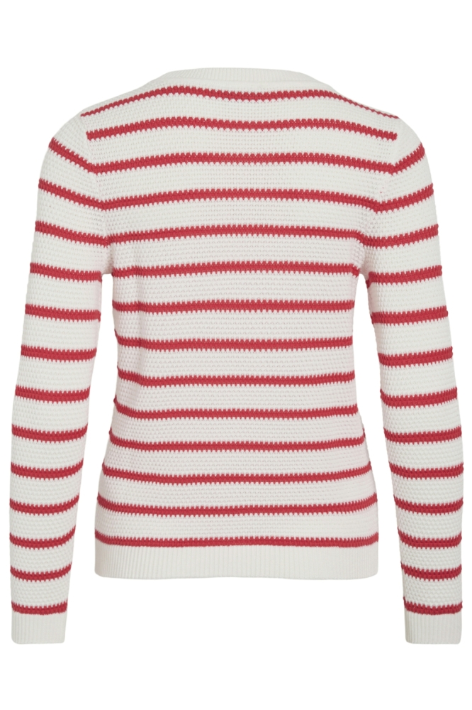 Vila witte dames trui | Achteraanzicht