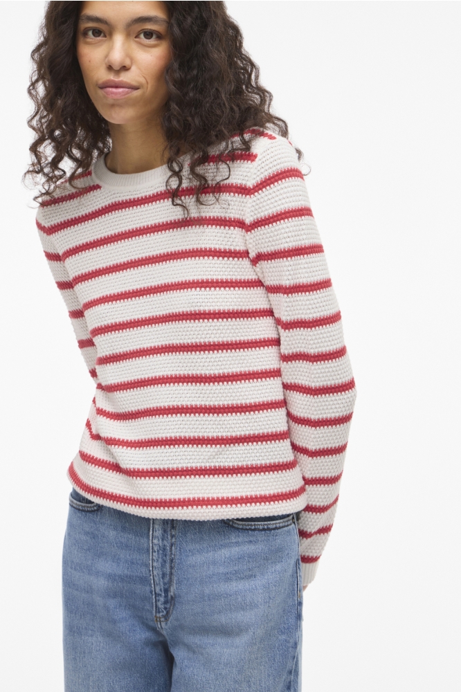 Vila witte dames trui | Kleurstaal