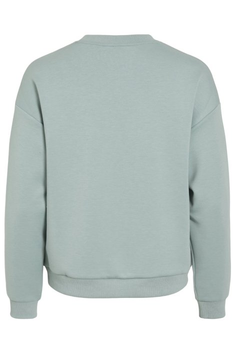 Vila groene dames sweater | Achteraanzicht