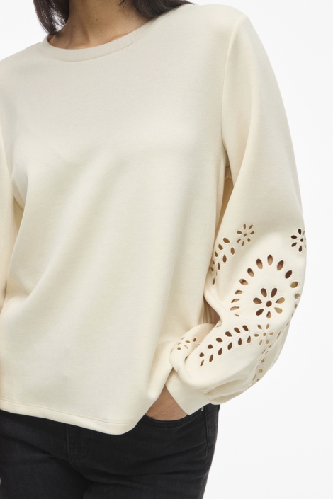 Vila beige dames sweater | Unique Selling Point