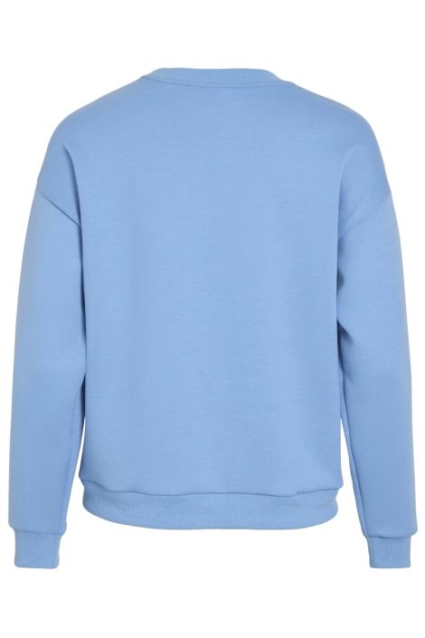 Vila blauwe dames sweater | Achteraanzicht