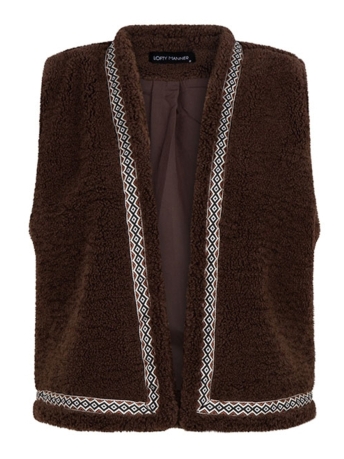 Lofty Manner Vest GILET TED MY92 BROWN