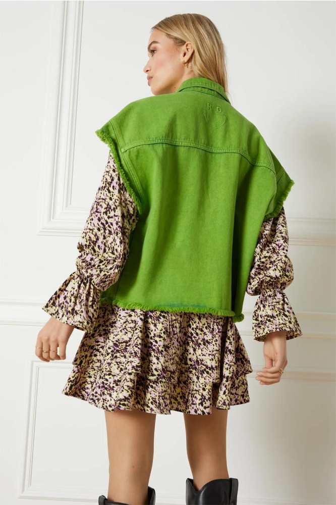 DENA GILET R2302471055 700 GREEN
