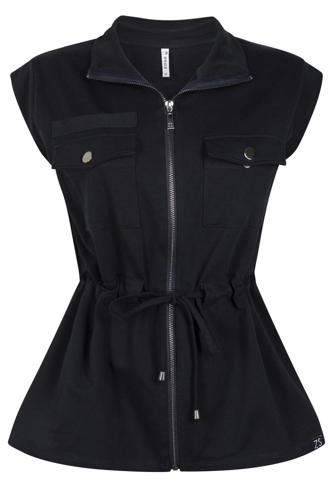 MANDY SPORTY GILET 231 0000 BLACK