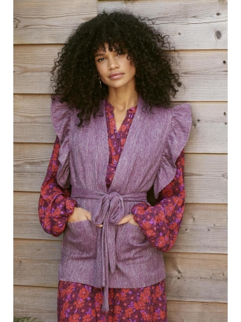 Ydence Vest GILET PALOMA FS2315 149 DUSTY PURPLE