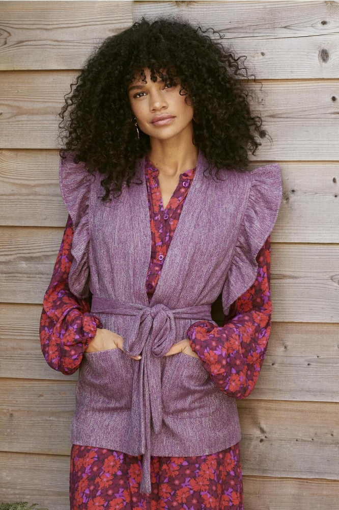GILET PALOMA FS2315 149 DUSTY PURPLE