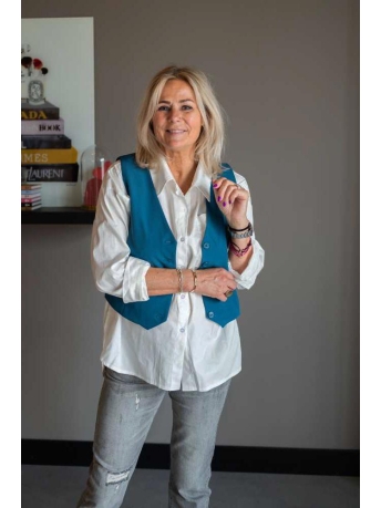 Typical Jill Vest NIKKI GILET 10685 BLUE