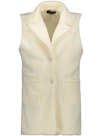 IZ NAIZ Vest GILET LONG 8095 OFF WHITE
