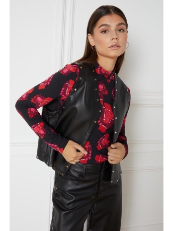 Refined Department Vest LEONY R2310481275 999 BLACK