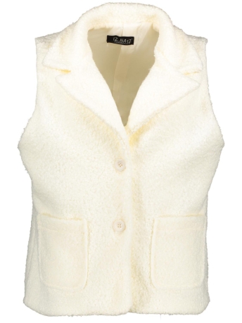 IZ NAIZ Vest GILET SHORT 8094 ECRU