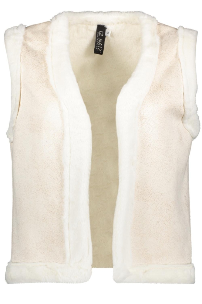 GILET FUR 3857 ECRU