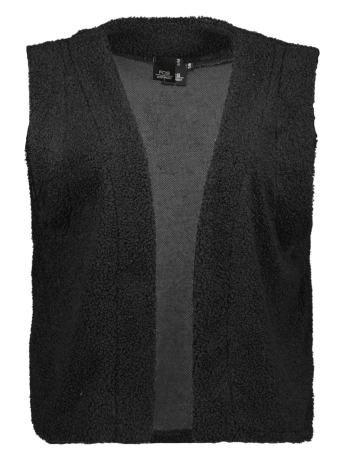 FOS Amsterdam Vest MARGRIET TEDDY FIJN 6820 ZWART