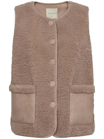 Freequent Vest FQLAMBY WAISTCOAT 203595 SIMPLY TAUPE