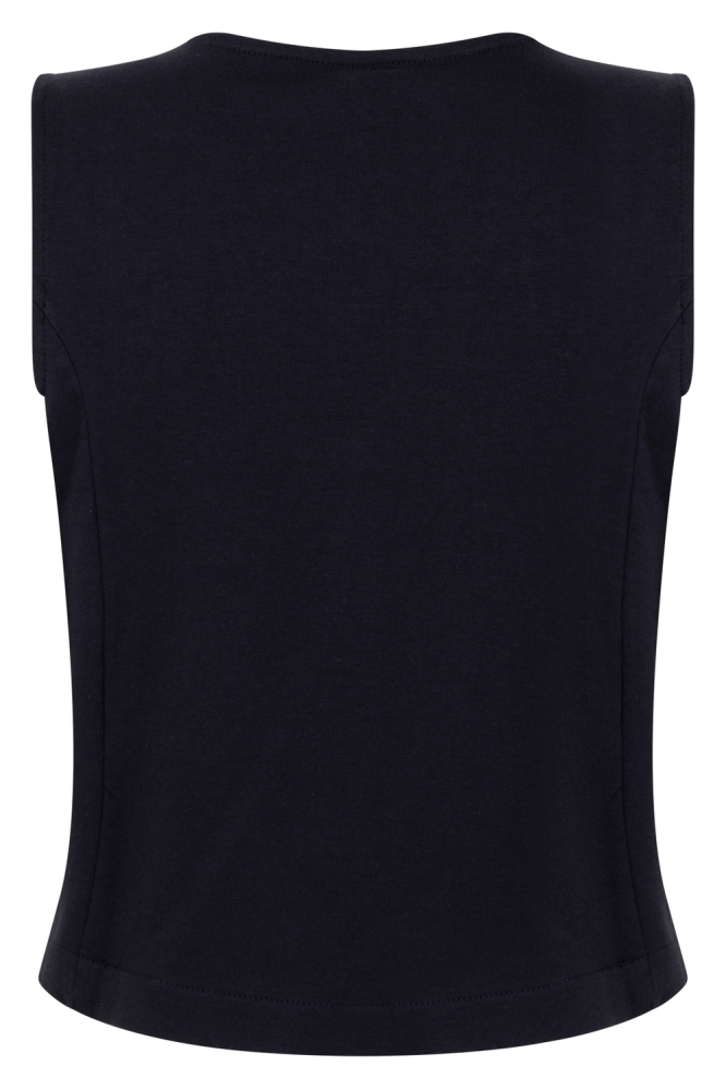 COTTON JERSEY GILETS JOY 251 0008 NAVY