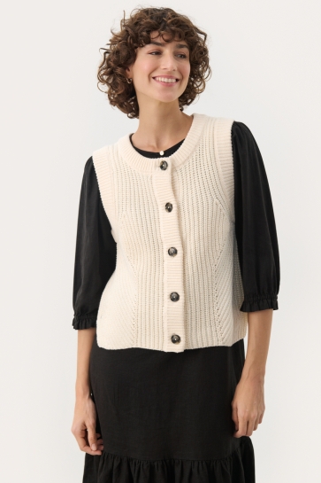 Part Two Vest NOEMIEPW WA 30309384 120304 WHITECAP GREY