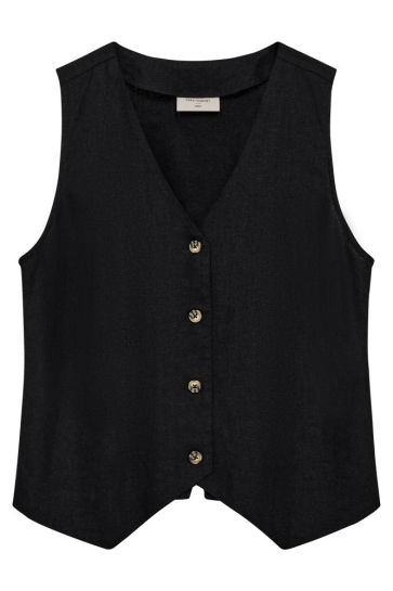Freequent Vest FQLAVA WAISTCOAT 206284 BLACK