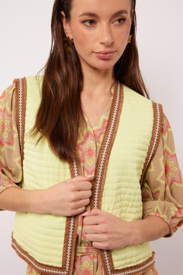 Fluresk Vest DANICA GILET 25ZSF12 749 SEAFOAM MINT