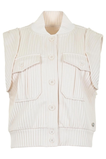 Maicazz Vest PERA GILET FA25 65 343 OFF WHITE