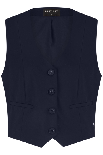 Lady Day Vest VIVIENNE GILET L46 475 2712 BLUE