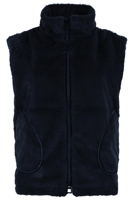 Maicazz blauwe dames gilet | Vooraanzicht