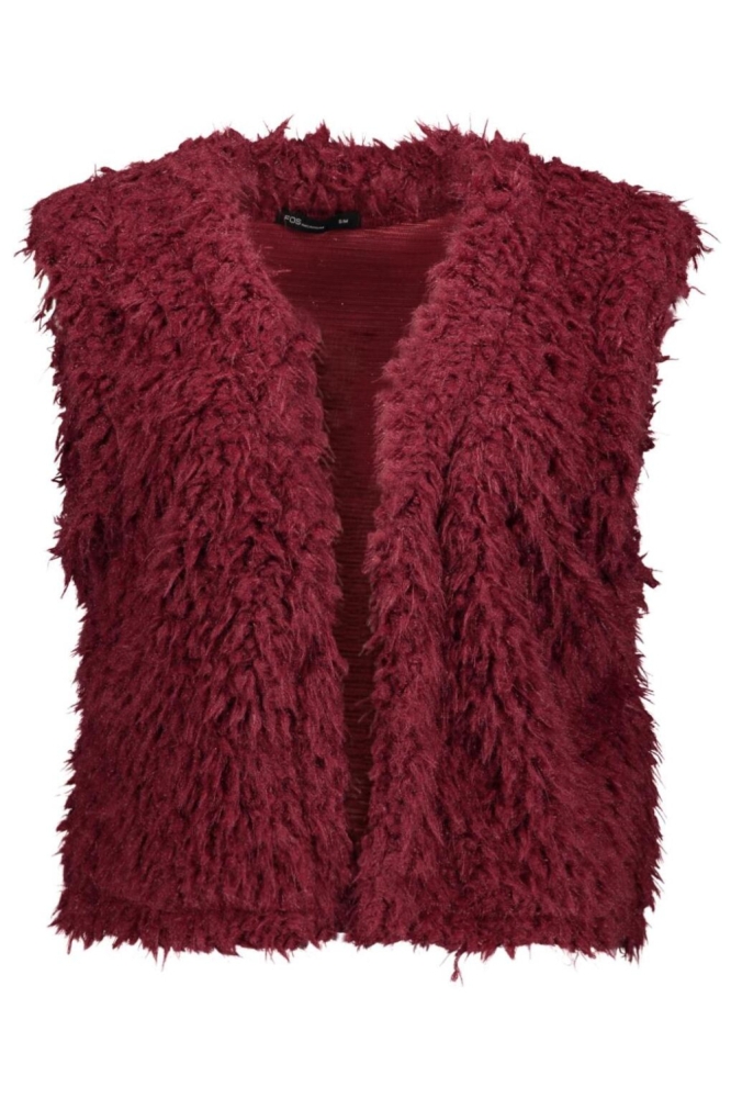 FOS Amsterdam bordeaux dames gilet | Vooraanzicht