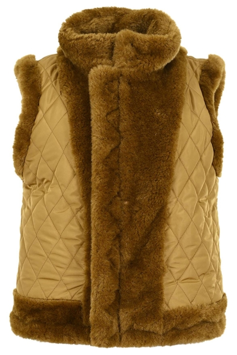 Maicazz groene dames gilet | Vooraanzicht