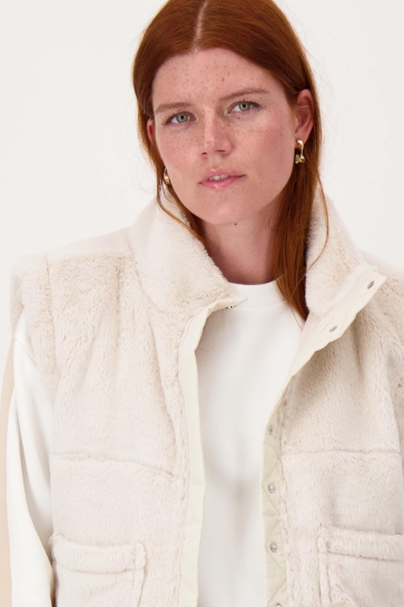 Zusss FAUX FUR GILET 0306 084 1024 KIT