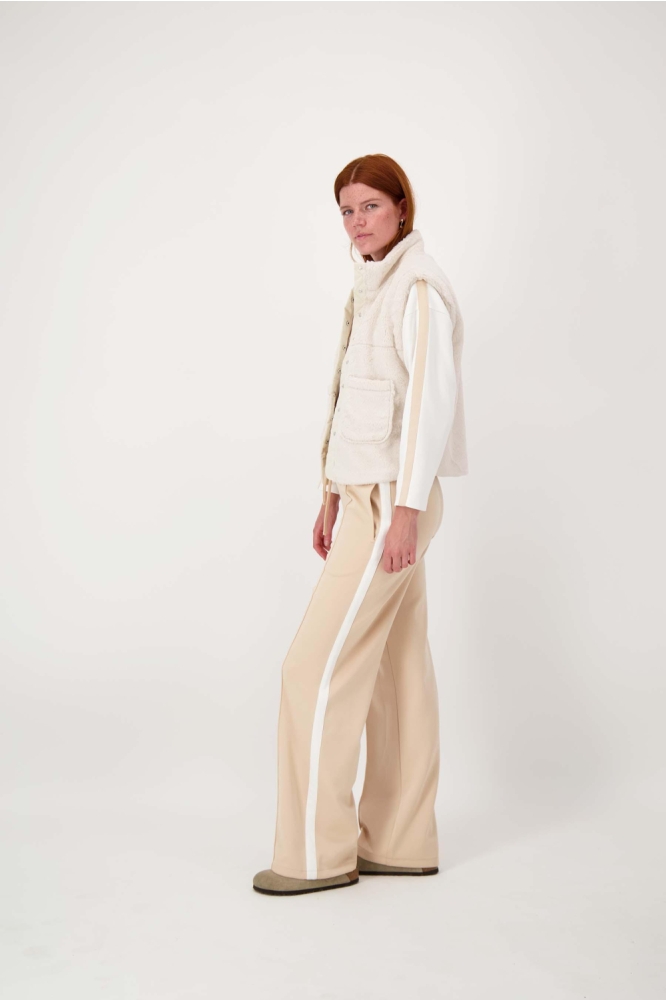 Zusss beige dames gilet | Model