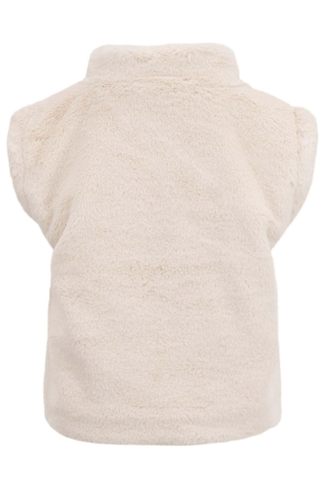 Zusss beige dames gilet | Achteraanzicht
