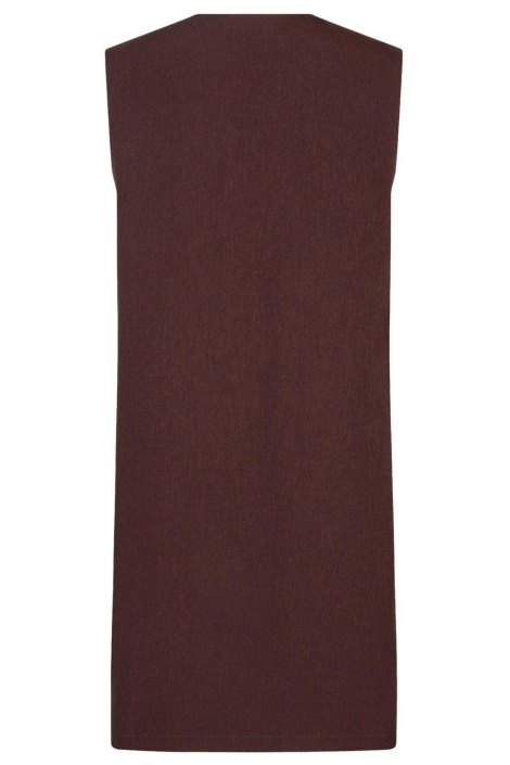 Ydence bruine dames jurk | Achteraanzicht