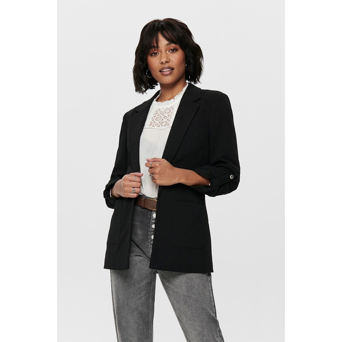 only blazer zwart