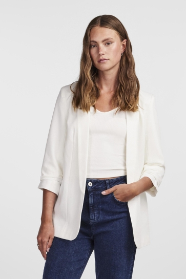 Pieces Blazer PCBOSELLA 3/4 BLAZER NOOS 17090996 Cloud Dancer