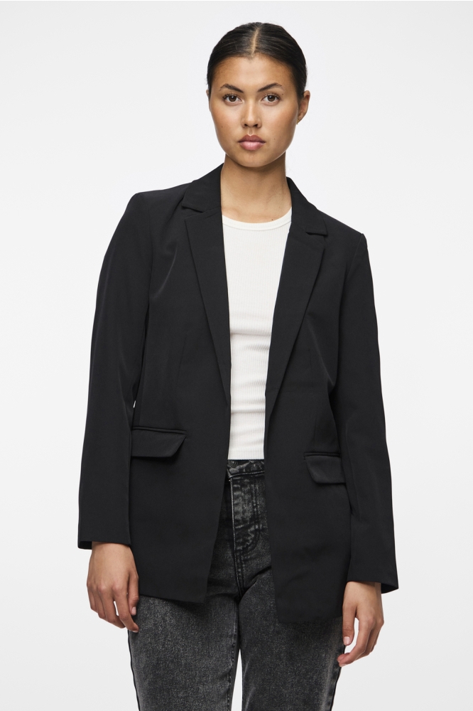 PCBOSSY LS LOOSE BLAZER NOOS 17114792 BLACK