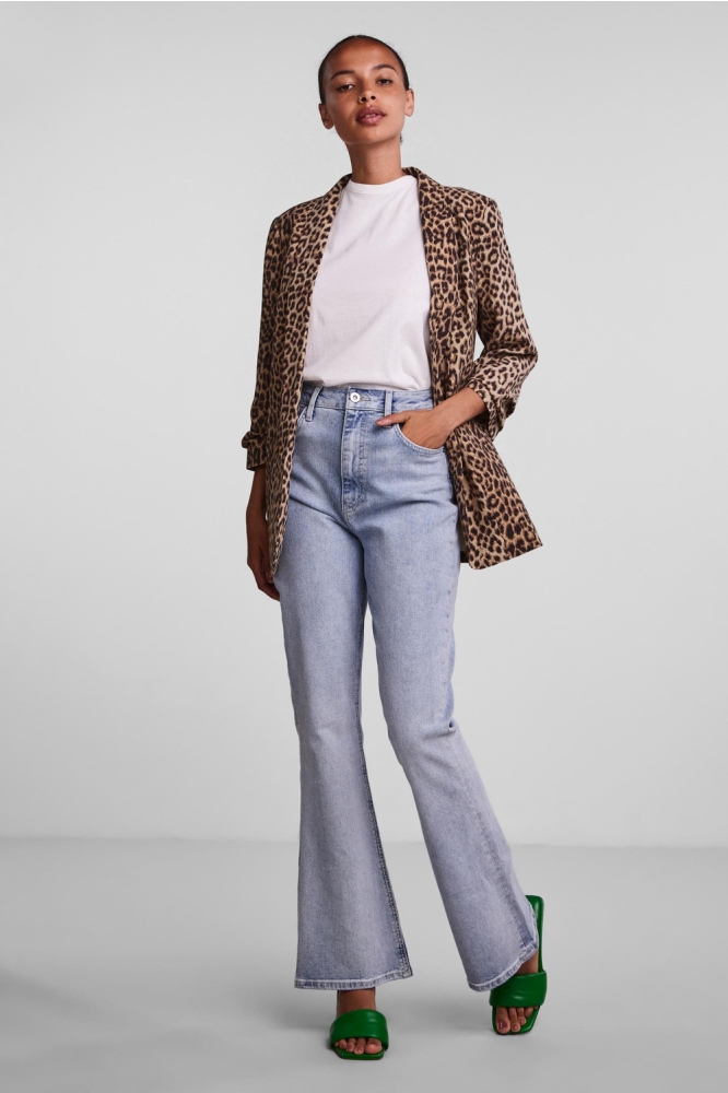 PCBOSELLA3/4 PRINTED BLAZER NOOS 17126850 NATURAL/LEO
