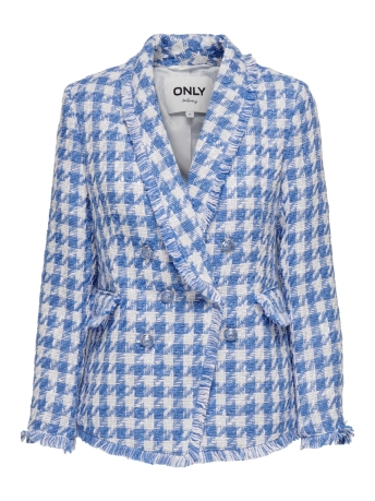 Only Blazer ONLESSIE-LEELA L/S BOUCLE HT BLAZER 15215000 Bright White/PROVENCE H