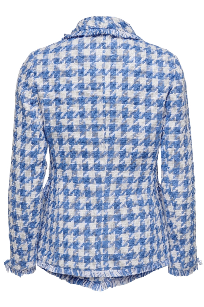 ONLESSIE-LEELA L/S BOUCLE HT BLAZER 15215000 Bright White/PROVENCE H