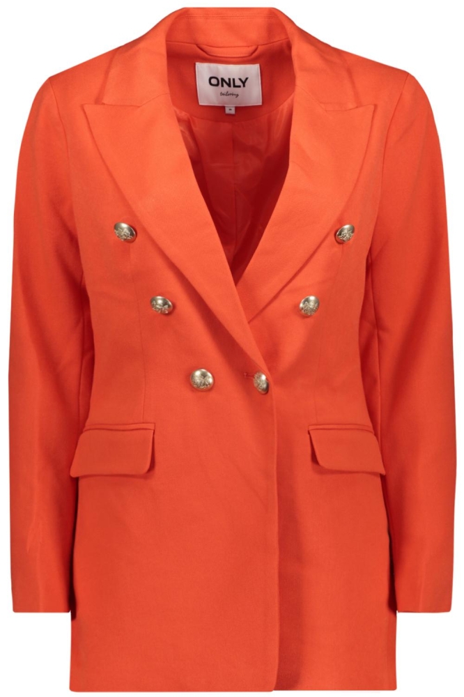 ONLCORINNA L/S LONG BLAZER TLR 15235646 CHERRY TOMATO