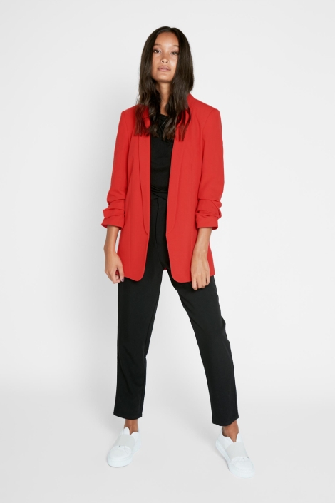 Pieces rode dames blazer | Model