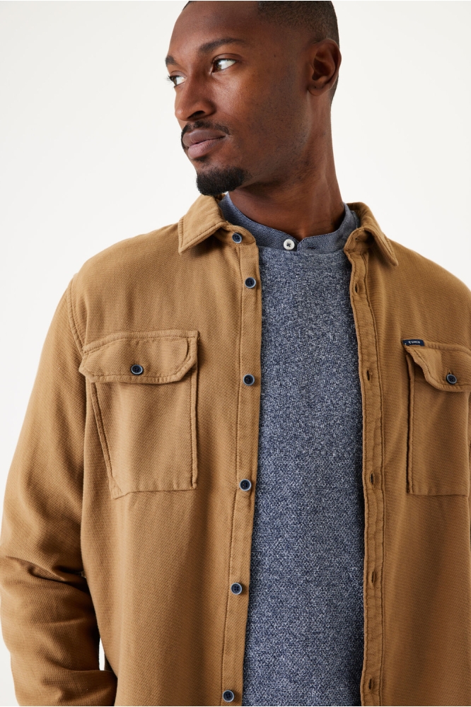 OVERSHIRT H31100 4167 GOLDEN BROWN