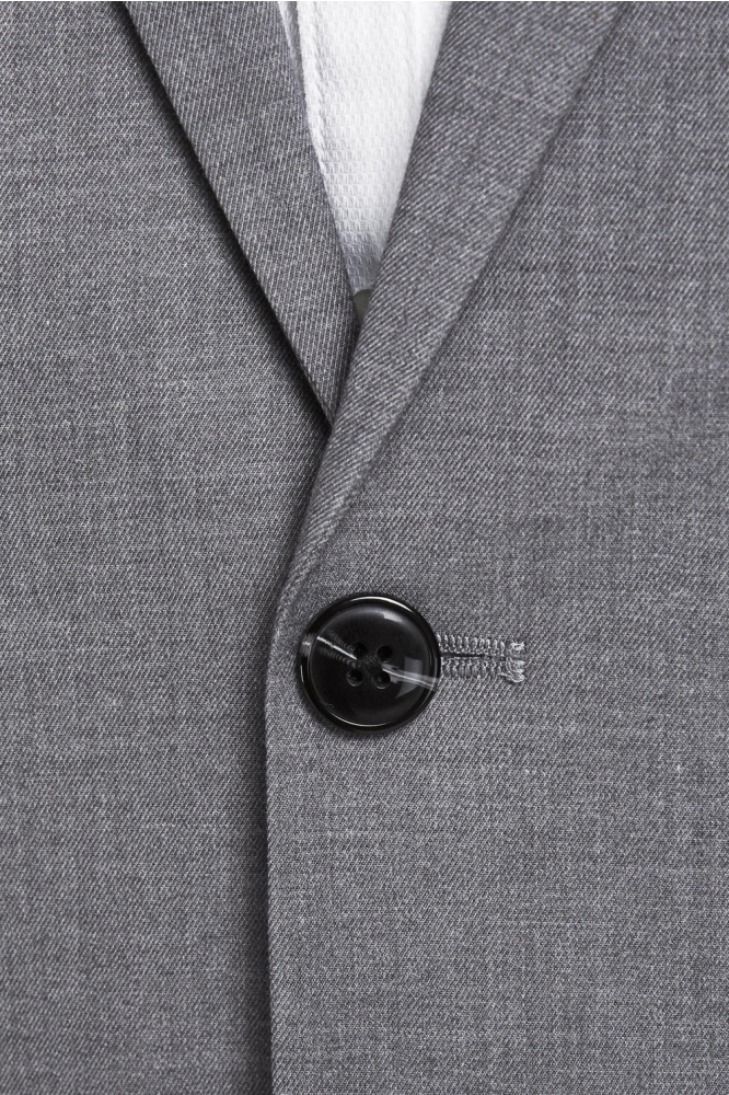 Jack & Jones grijze heren colbert | Close up